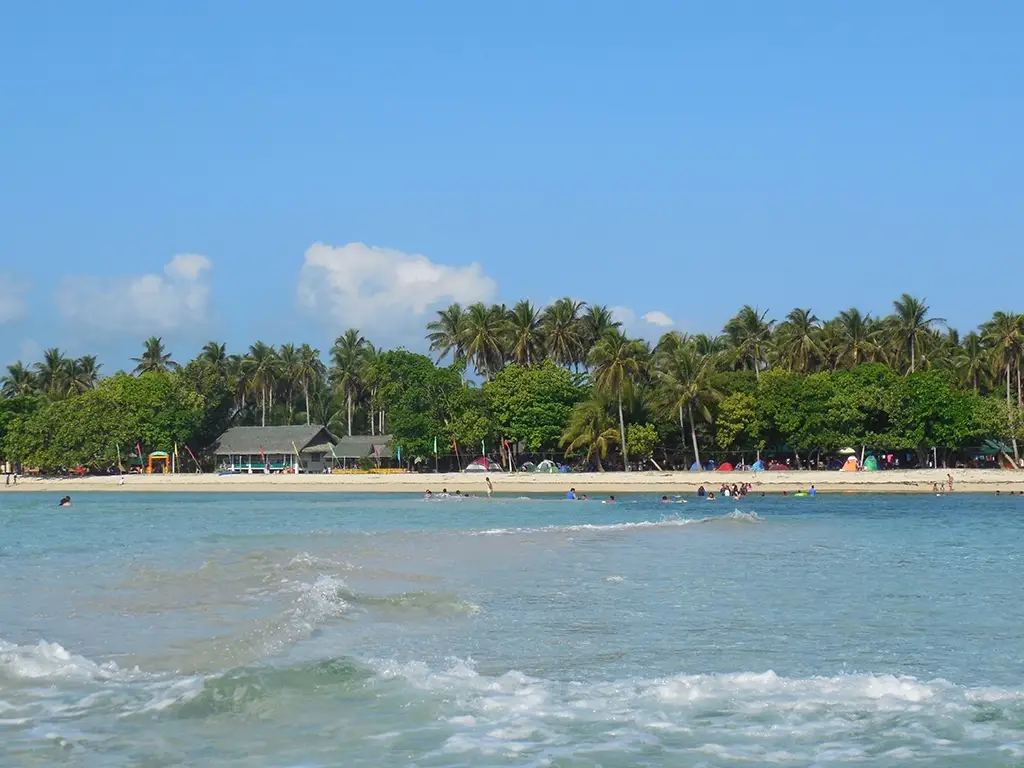 cagbalete island seen from offshore