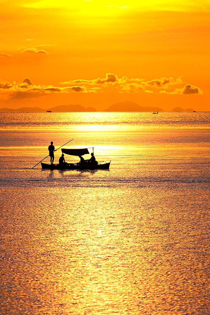 sunset bantayan island santa fe cebu